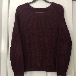 Cable knit sweater